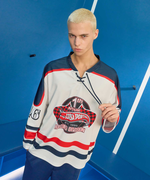 GALEX(ギャレックス)の「46 ホッケージャージ ロングスリーブ ベージュ GA6740 BE(Tシャツ/カットソー・レディース・その他・MEDIUM/LARGE)」の6枚目の写真