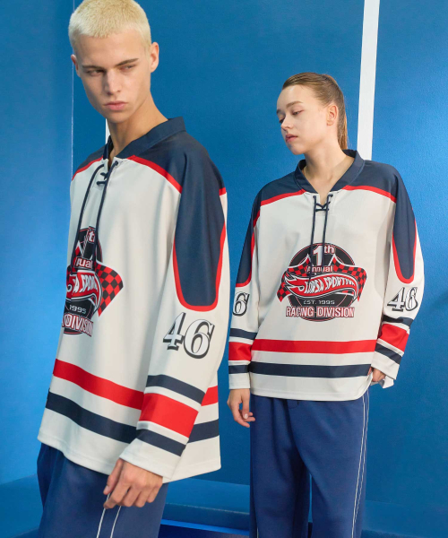 GALEX(ギャレックス)の「46 ホッケージャージ ロングスリーブ ベージュ GA6740 BE(Tシャツ/カットソー・レディース・その他・MEDIUM/LARGE)」の7枚目の写真