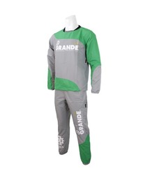 GRANDE FOOTBALL PRODUCTS（グランデフットボールプロダクツ）の「【ジュニア～BIGサイズ対応】GRANDE.ツートン 定番ピステ（ウインドブレイカー）セットアップ（セットアップ）」