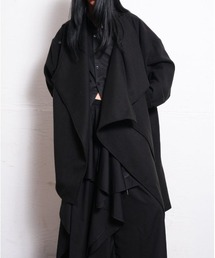 Ruze（ルゼ）の「Asymmetry overlap layered drape coat/アシンメトリーオーバーラップレイヤードコート（チェスターコート）」