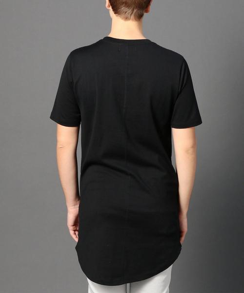 MONKEY TIME（モンキータイム）の「＜monkey time＞ 40/2 テンジク ロング ショートスリーブTシャツ：◆（Tシャツ/カットソー・メンズ・ホワイト/ブラック/グレー/オリーブ・SMALL/MEDIUM/LARGE）」の12枚目の写真