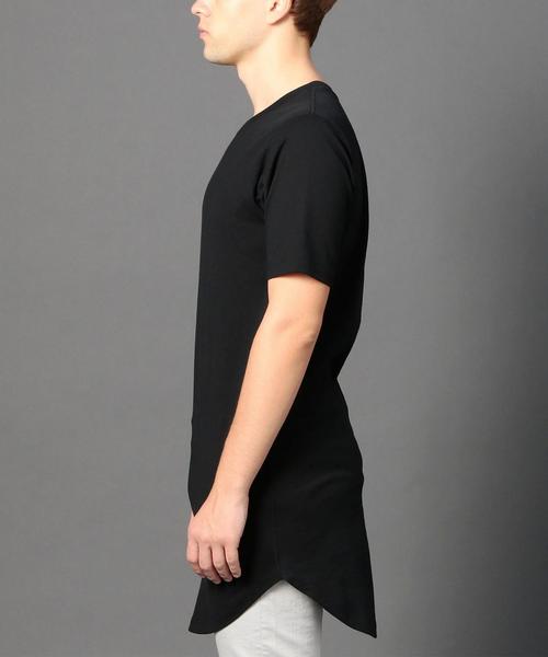 MONKEY TIME（モンキータイム）の「＜monkey time＞ 40/2 テンジク ロング ショートスリーブTシャツ：◆（Tシャツ/カットソー・メンズ・ホワイト/ブラック/グレー/オリーブ・SMALL/MEDIUM/LARGE）」の13枚目の写真