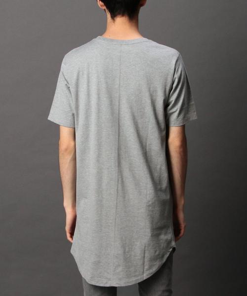 MONKEY TIME（モンキータイム）の「＜monkey time＞ 40/2 テンジク ロング ショートスリーブTシャツ：◆（Tシャツ/カットソー・メンズ・ホワイト/ブラック/グレー/オリーブ・SMALL/MEDIUM/LARGE）」の18枚目の写真