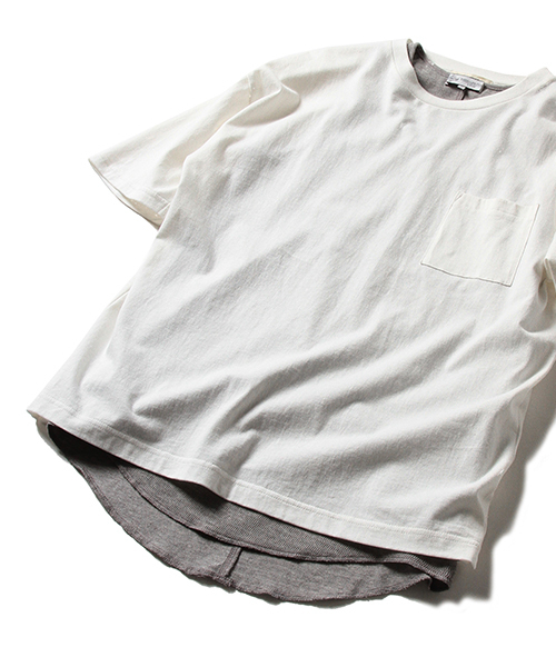 B:MING by BEAMS(ビーミングバイビームス)の「【一部予約】ビーミング by ビームス / ハニカムメッシュタンクトップ(タンクトップ・メンズ・ホワイト/グレー・SMALL/MEDIUM/LARGE)」の5枚目の写真