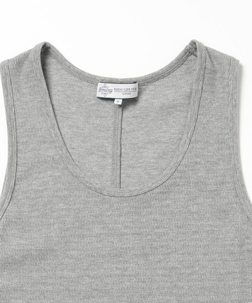 B:MING by BEAMS(ビーミングバイビームス)の「【一部予約】ビーミング by ビームス / ハニカムメッシュタンクトップ(タンクトップ・メンズ・ホワイト/グレー・SMALL/MEDIUM/LARGE)」の10枚目の写真