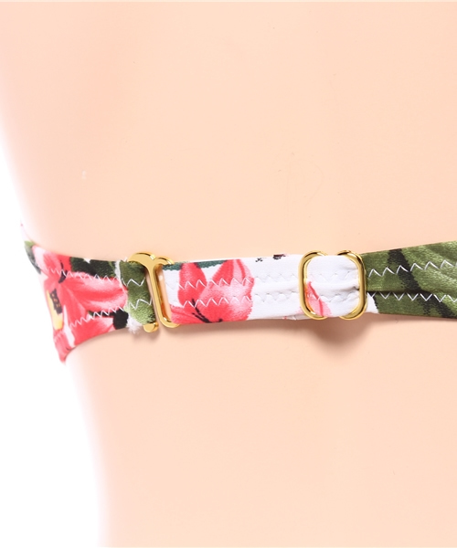 Re:EDIT（リエディ）の「[3点セット]レースロンパース付きリゾート花柄ビキニ[春夏新作][Re:EDIT/リエディ]（水着・レディース・ホワイト/イエロー/ブルー・MEDIUM）」の13枚目の写真