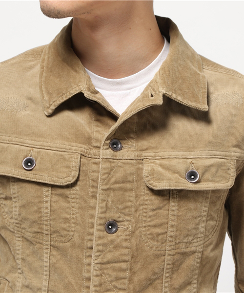 JACKROSE（ジャックローズ）の「コーデュロイＳＴ　Ｇジャン 2016AW（ブルゾン・メンズ・ベージュ・M/L/XL）」の4枚目の写真