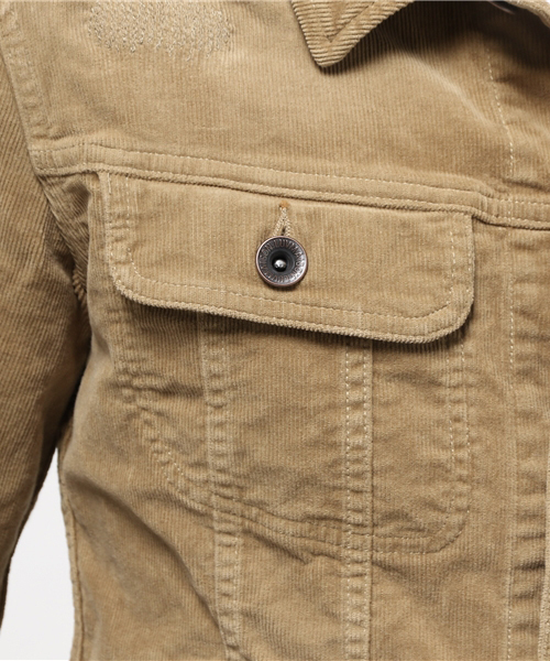 JACKROSE（ジャックローズ）の「コーデュロイＳＴ　Ｇジャン 2016AW（ブルゾン・メンズ・ベージュ・M/L/XL）」の5枚目の写真