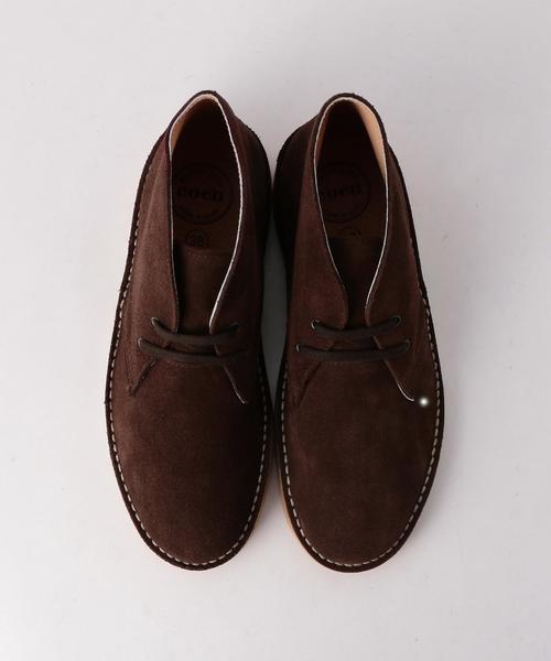 coen(コーエン)の「レザーチャッカブーツ(ブーツ・レディース・ダークブラウン/ネイビー・LARGE/SMALL/MEDIUM)」の7枚目の写真