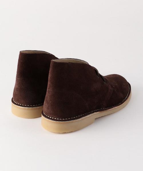 coen(コーエン)の「レザーチャッカブーツ(ブーツ・レディース・ダークブラウン/ネイビー・LARGE/SMALL/MEDIUM)」の4枚目の写真