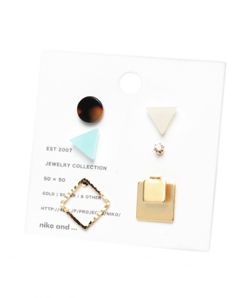 niko and...（ニコアンド）の「6セットモチーフピアスN（ピアス（両耳用）・レディース・その他4/その他3/その他1/その他2・0）」の12枚目の写真