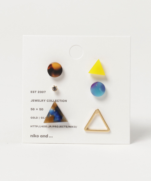 niko and...（ニコアンド）の「6セットモチーフピアスN（ピアス（両耳用）・レディース・その他4/その他3/その他1/その他2・0）」の10枚目の写真