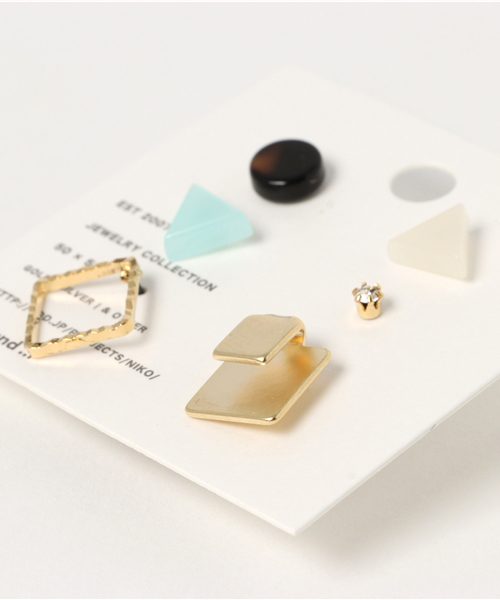 niko and...（ニコアンド）の「6セットモチーフピアスN（ピアス（両耳用）・レディース・その他4/その他3/その他1/その他2・0）」の5枚目の写真