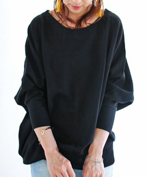 antiqua | 変形ドルマントップス(スウェット)