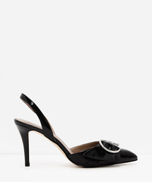 サーキュラーバックルスリングバック / CIRCULAR BUCKLE SLINGBACKS