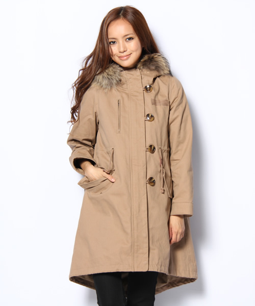 Ray BEAMS（レイビームス）の「Ray BEAMS / ファーフード モッズコート