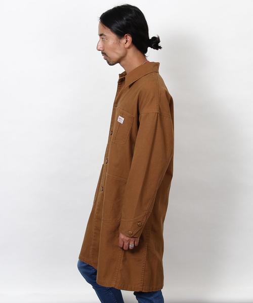 coen（コーエン）の「SMITH(スミス)別注ダックヒュージショップコート（ブルゾン・メンズ・ブラウン・MEDIUM/SMALL/LARGE）」の5枚目の写真