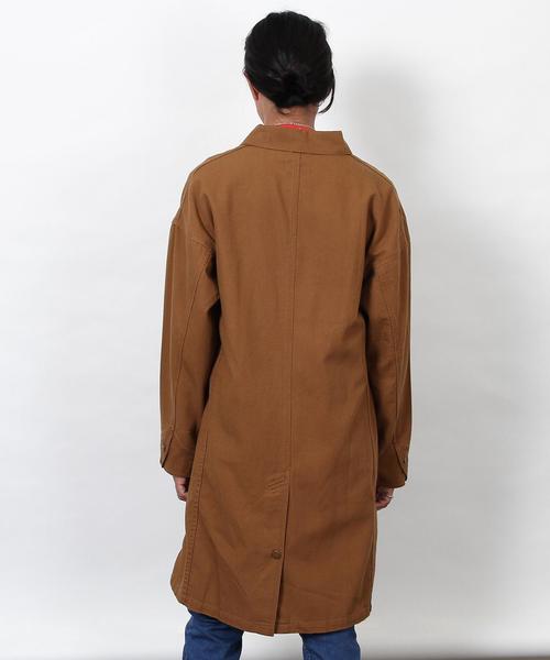 coen（コーエン）の「SMITH(スミス)別注ダックヒュージショップコート（ブルゾン・メンズ・ブラウン・MEDIUM/SMALL/LARGE）」の6枚目の写真