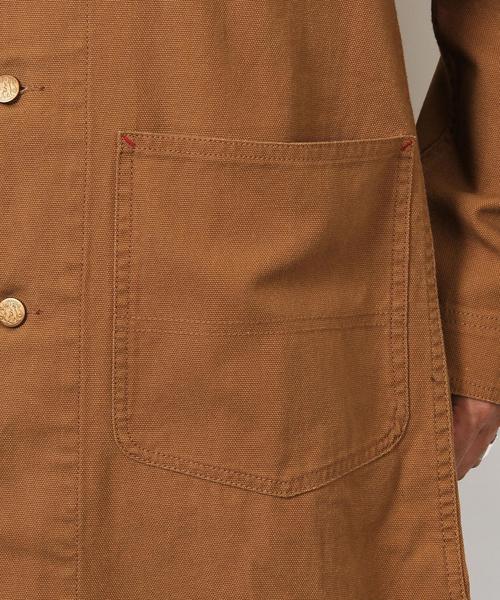coen（コーエン）の「SMITH(スミス)別注ダックヒュージショップコート（ブルゾン・メンズ・ブラウン・MEDIUM/SMALL/LARGE）」の15枚目の写真