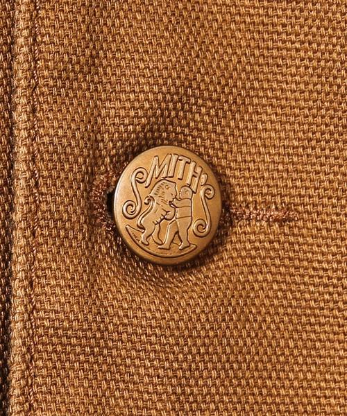 coen（コーエン）の「SMITH(スミス)別注ダックヒュージショップコート（ブルゾン・メンズ・ブラウン・MEDIUM/SMALL/LARGE）」の16枚目の写真