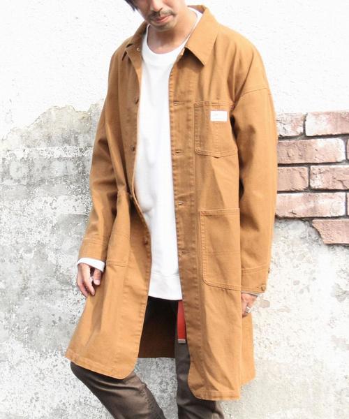 coen（コーエン）の「SMITH(スミス)別注ダックヒュージショップコート（ブルゾン・メンズ・ブラウン・MEDIUM/SMALL/LARGE）」の18枚目の写真