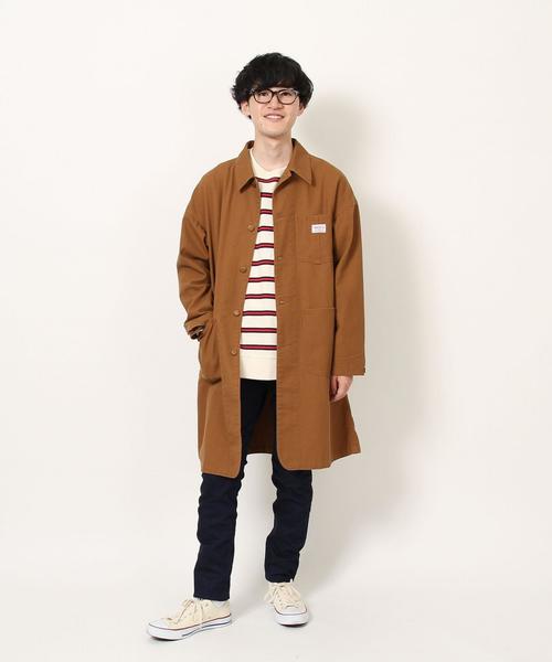 coen（コーエン）の「SMITH(スミス)別注ダックヒュージショップコート（ブルゾン・メンズ・ブラウン・MEDIUM/SMALL/LARGE）」の20枚目の写真