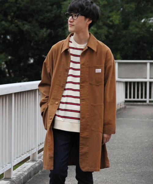 coen（コーエン）の「SMITH(スミス)別注ダックヒュージショップコート（ブルゾン・メンズ・ブラウン・MEDIUM/SMALL/LARGE）」の22枚目の写真