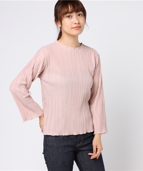 Heather（ヘザー）の「ランダムプリーツロングスリーブ　772266（Tシャツ/カットソー・レディース・ブラック/アイボリー/ピンク系その他・FREE）」の11枚目の写真