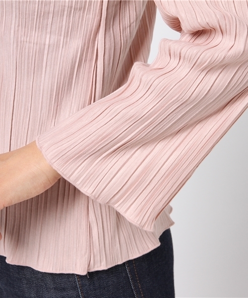 Heather（ヘザー）の「ランダムプリーツロングスリーブ　772266（Tシャツ/カットソー・レディース・ブラック/アイボリー/ピンク系その他・FREE）」の8枚目の写真