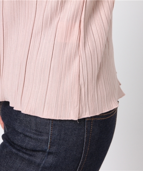 Heather（ヘザー）の「ランダムプリーツロングスリーブ　772266（Tシャツ/カットソー・レディース・ブラック/アイボリー/ピンク系その他・FREE）」の9枚目の写真