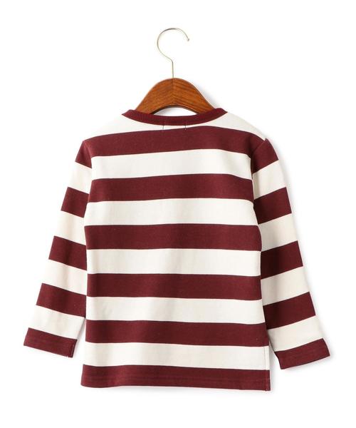 green label relaxing（グリーンレーベルリラクシング）の「モンスターポケット プルオーバー ロングスリーブ ◆（スウェット・キッズ・ブラック/ワインレッド・115/105/135/125/95）」の8枚目の写真