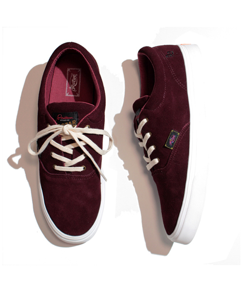 ROTAR（ローター）の「Ro Low cut sneaker / ローカット / スウェード / 刺繍（スニーカー・メンズ・ブラック/グリーン/キャメル/バーガンディー・SMALL/MEDIUM/LARGE/X-LARGE）」の4枚目の写真