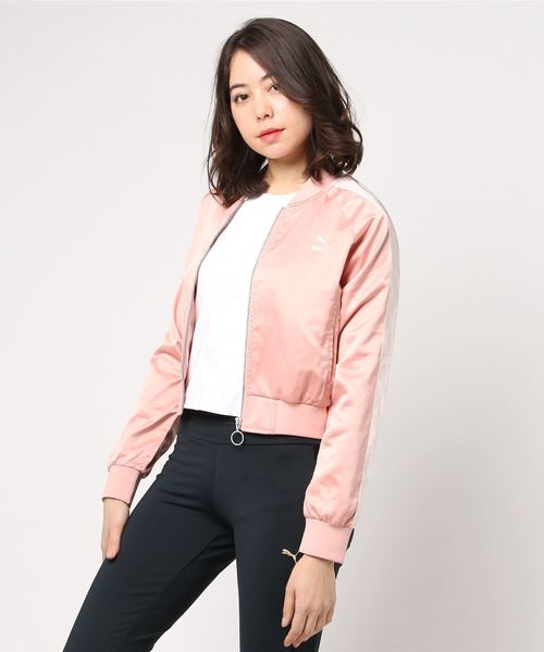 PUMA（プーマ）の「EN POINTE サテン T7 ジャケット (WOMEN)（ジャージ 