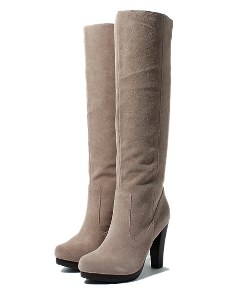 DouDou（ドゥドゥ）の「ｽｳｪｰﾄﾞﾛﾝｸﾞﾌﾞｰﾂ（ブーツ・レディース・ベージュ/ブラウン/ブラック・36/37/38）」の3枚目の写真