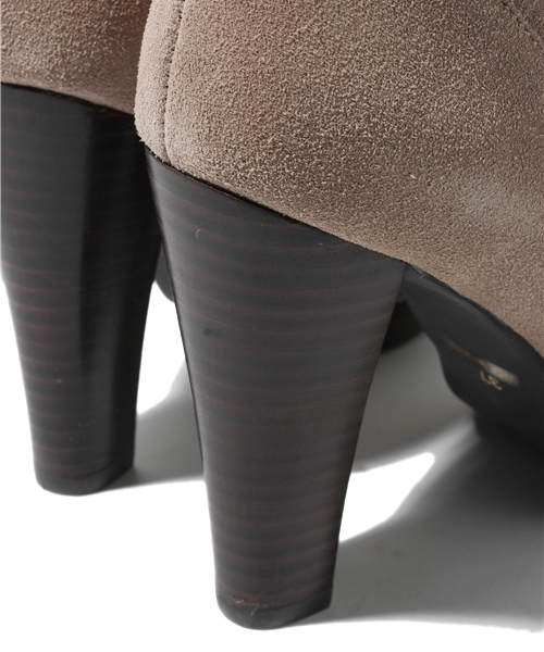 DouDou（ドゥドゥ）の「ｽｳｪｰﾄﾞﾛﾝｸﾞﾌﾞｰﾂ（ブーツ・レディース・ベージュ/ブラウン/ブラック・36/37/38）」の8枚目の写真