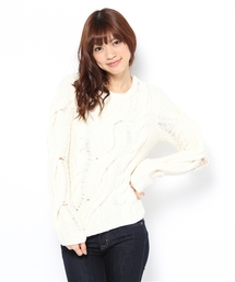 ODORANTES nano･universe | rag&bone/LBFF/FELTED CABLE   SWEATER(ニット/セーター)