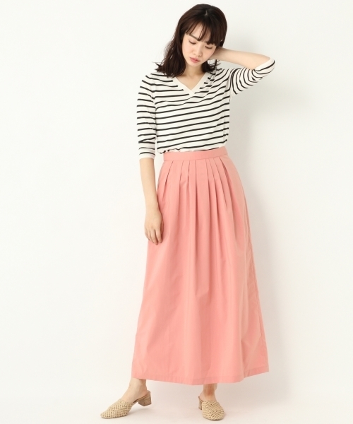 A part by（アパートバイ）の「洗える/16GシルクコンVPO8S 786254（ニット/セーター・レディース・ホワイト/ライトブルー/オレンジ/ブラック/ホワイト系その他・LARGE/MEDIUM）」の9枚目の写真