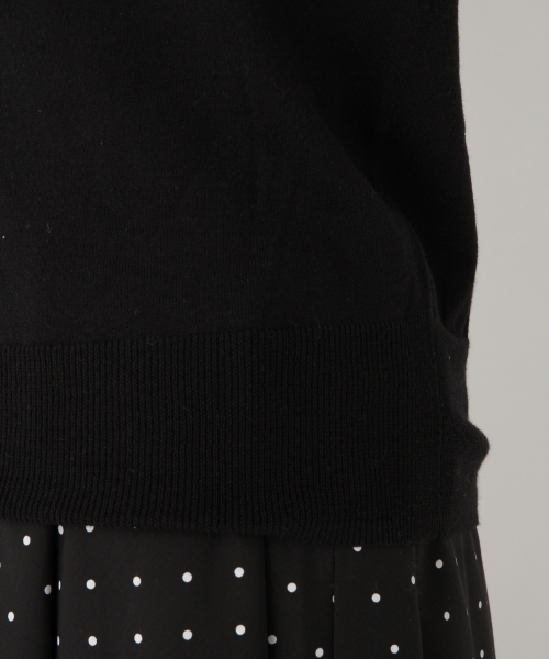 A part by（アパートバイ）の「洗える/16GシルクコンVPO8S 786254（ニット/セーター・レディース・ホワイト/ライトブルー/オレンジ/ブラック/ホワイト系その他・LARGE/MEDIUM）」の14枚目の写真