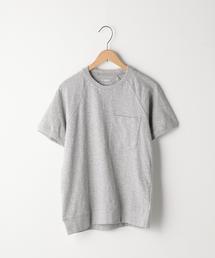 coen | 起毛スラブラグランスリーブポケットTシャツ(Tシャツ/カットソー)