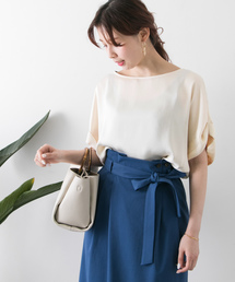 URBAN RESEARCH | ヴィンテージサテンTシャツブラウス(Tシャツ/カットソー)