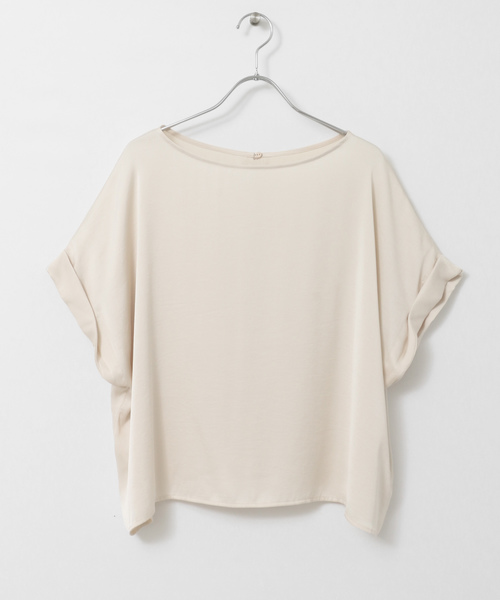 URBAN RESEARCH（アーバンリサーチ）の「ヴィンテージサテンTシャツブラウス（Tシャツ/カットソー・レディース・ブラウン/ホワイト系その他・FREE）」の8枚目の写真