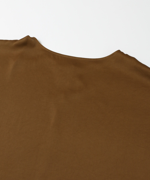 URBAN RESEARCH（アーバンリサーチ）の「ヴィンテージサテンTシャツブラウス（Tシャツ/カットソー・レディース・ブラウン/ホワイト系その他・FREE）」の10枚目の写真