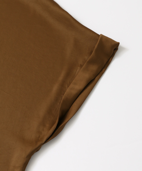 URBAN RESEARCH（アーバンリサーチ）の「ヴィンテージサテンTシャツブラウス（Tシャツ/カットソー・レディース・ブラウン/ホワイト系その他・FREE）」の11枚目の写真