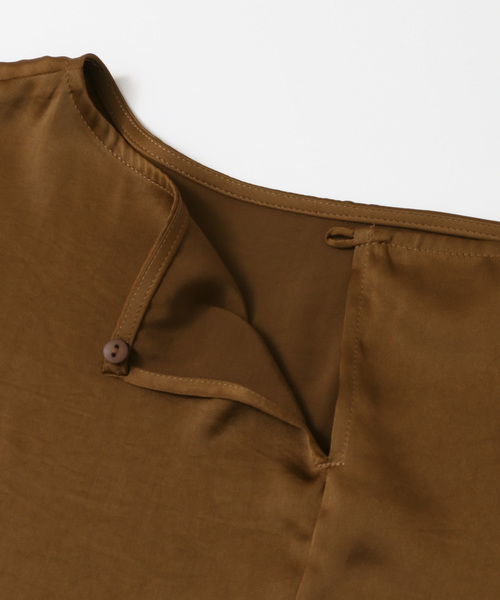 URBAN RESEARCH（アーバンリサーチ）の「ヴィンテージサテンTシャツブラウス（Tシャツ/カットソー・レディース・ブラウン/ホワイト系その他・FREE）」の13枚目の写真