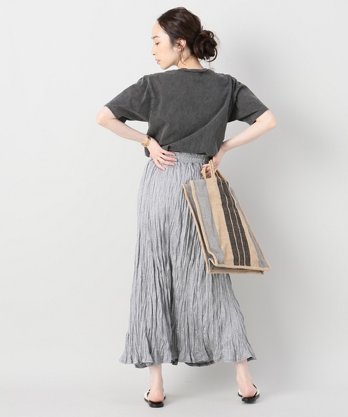 MIXTA（ミクスタ）の「【Mixta/ミクスタ】BODYTIGERクルーネック Tシャツ（Tシャツ/カットソー・レディース・ホワイト/チャコールグレー/ネイビー・FREE）」の8枚目の写真