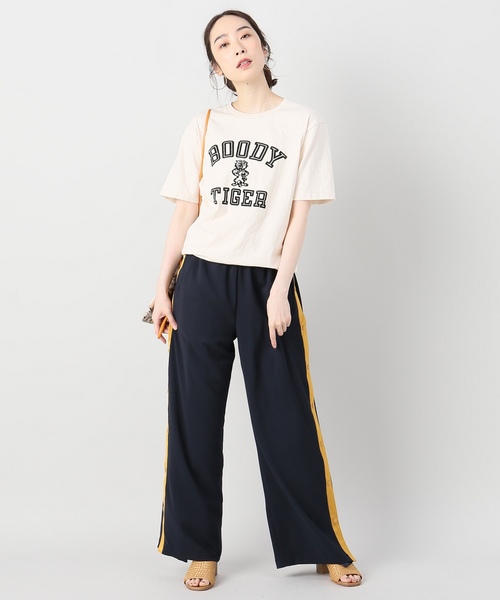 MIXTA（ミクスタ）の「【Mixta/ミクスタ】BODYTIGERクルーネック Tシャツ（Tシャツ/カットソー・レディース・ホワイト/チャコールグレー/ネイビー・FREE）」の16枚目の写真