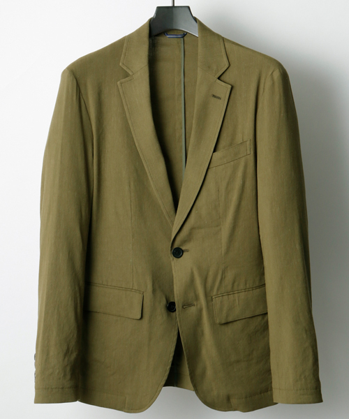 junhashimoto（ジュンハシモト）の「LINEN STRETCH LIGHT JACKET