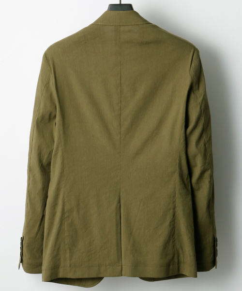 junhashimoto（ジュンハシモト）の「LINEN STRETCH LIGHT JACKET