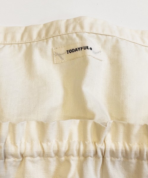 TODAYFUL（トゥデイフル）の「Vintageエプロンサコッシュ（ボディバッグ/ウエストポーチ・レディース・ベージュ/カーキ/キナリ・FREE）」の10枚目の写真