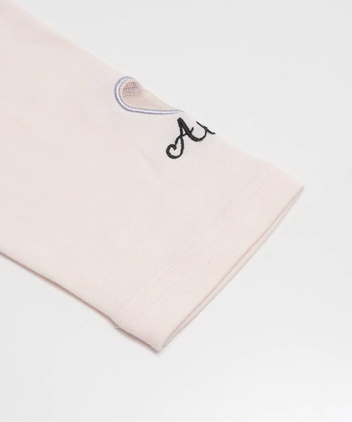 algy(アルジー)の「ボータイT 7分袖(Tシャツ/カットソー・キッズ・ネイビー/ピンク/オフホワイト・SMALL/MEDIUM/XX-SMALL/X-SMALL)」の9枚目の写真